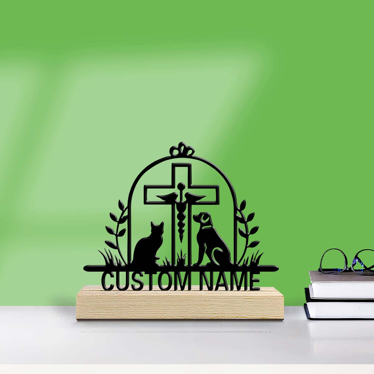 Desktop Laser Engraver - 1pc Customizable Wrought Iron Desktop Decoration