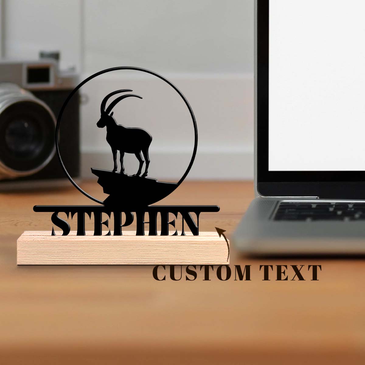 Desktop Laser Engraver - 1pc Personalized Iron Desktop Ornament Custom