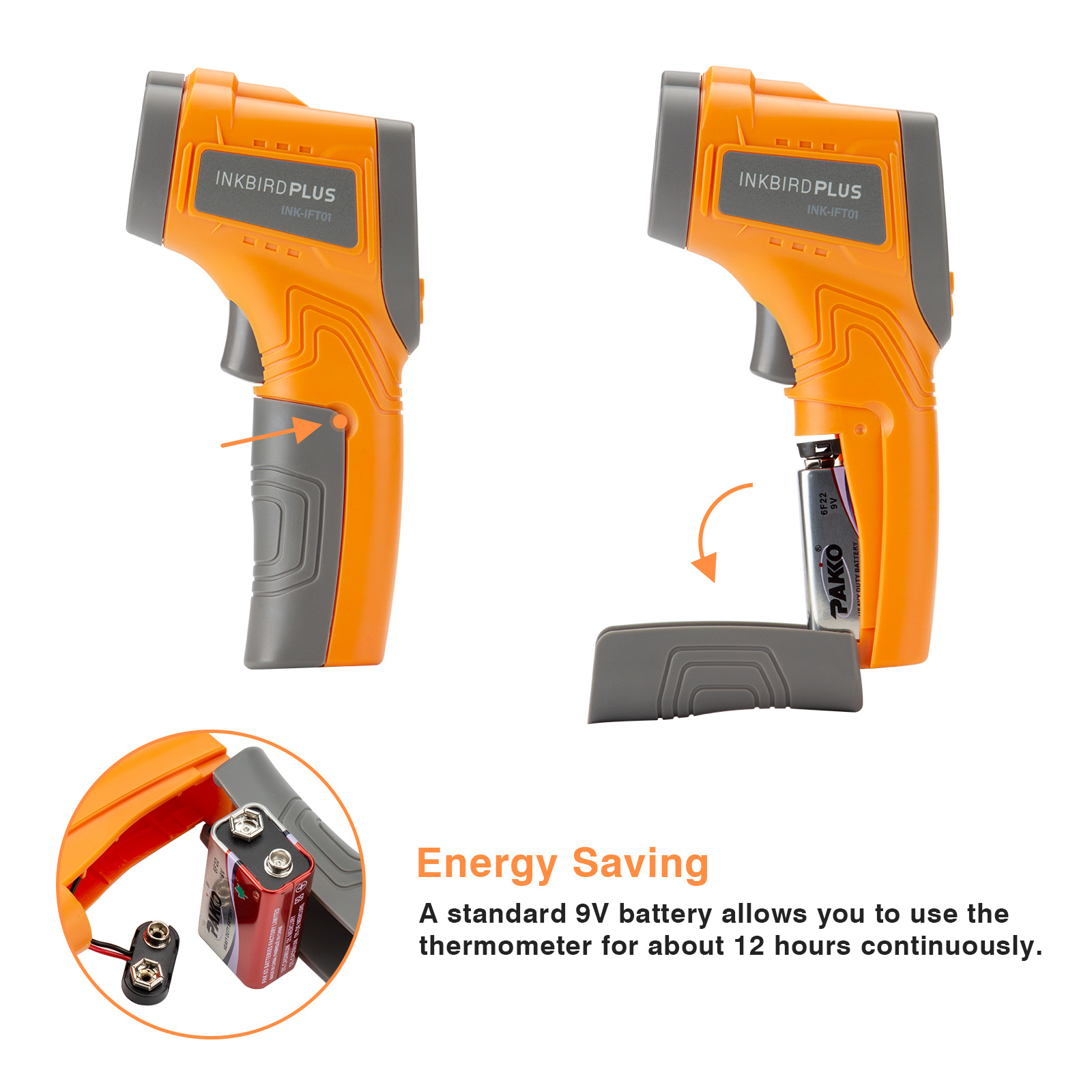 Inkbird Laser Infrared Thermom - Industrial Laser Temperature recension och pris