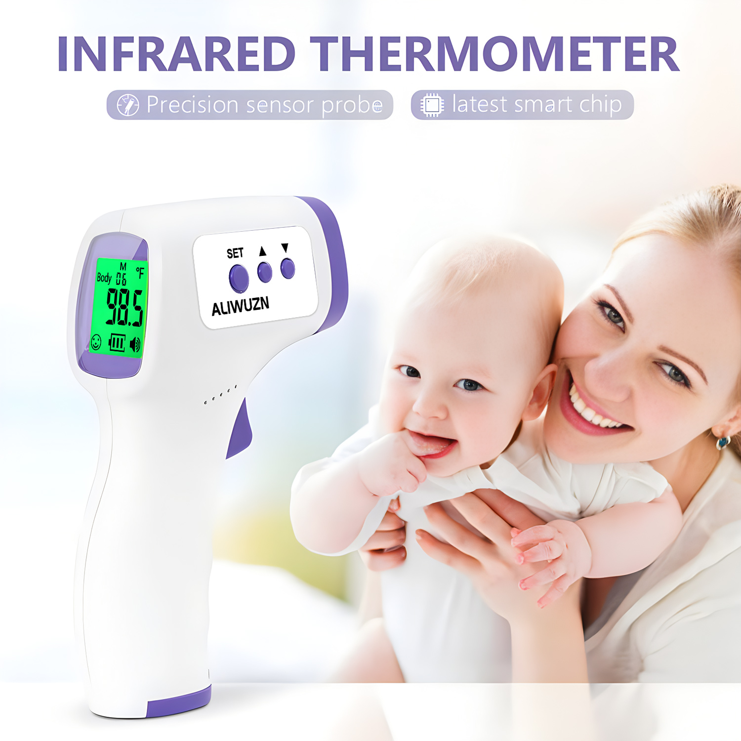 Medical Fever Infrared Thermom - Industrial Laser Temperature recension och pris