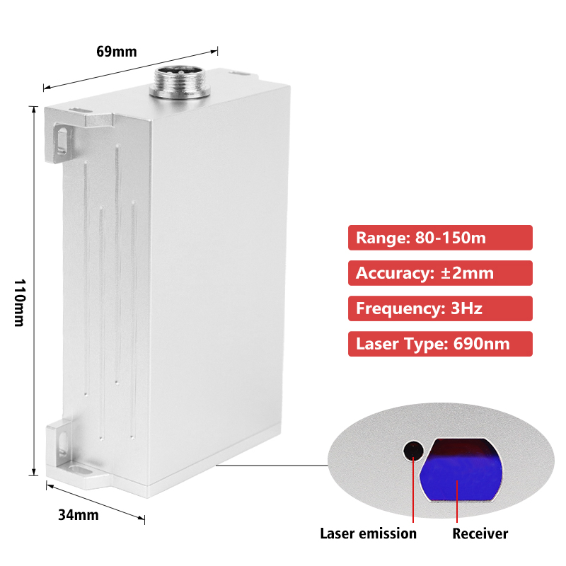 IP67 Waterproof 20Hz Laser Dis - Industrial Laser Measurement recension och pris
