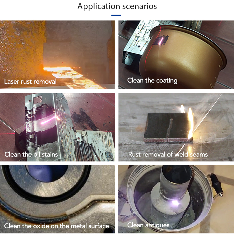 High Efficiency Handheld Fiber - Industrial Laser Cleaning Equipment recension och pris