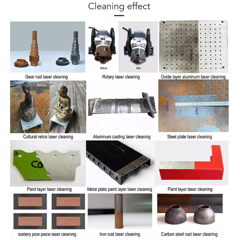 High Efficiency Handheld Fiber - Industrial Laser Cleaning Equipment recension och pris