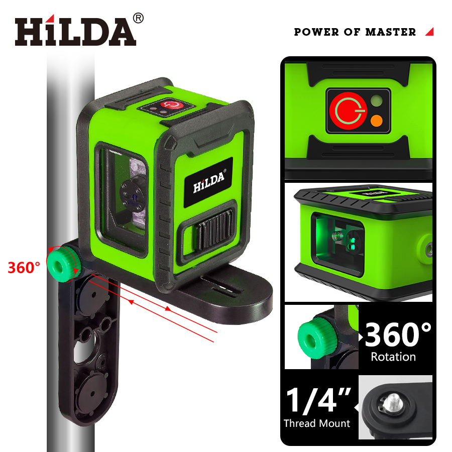 HILDA Laser Level Meter 2-Line - Industrial Laser Measurement recension och pris