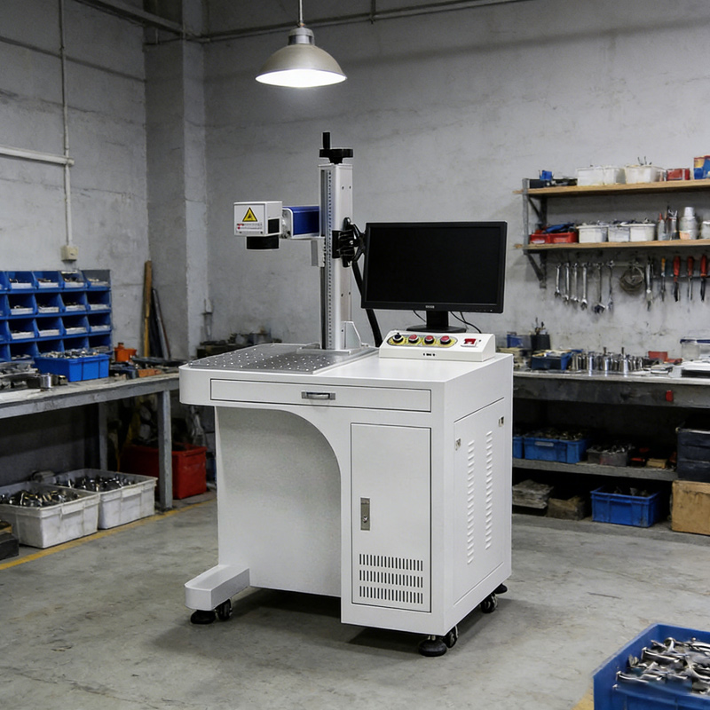 Fiber Laser Marking Machine 50 - Industrial Laser Engraving Machine For Metal recension och pris