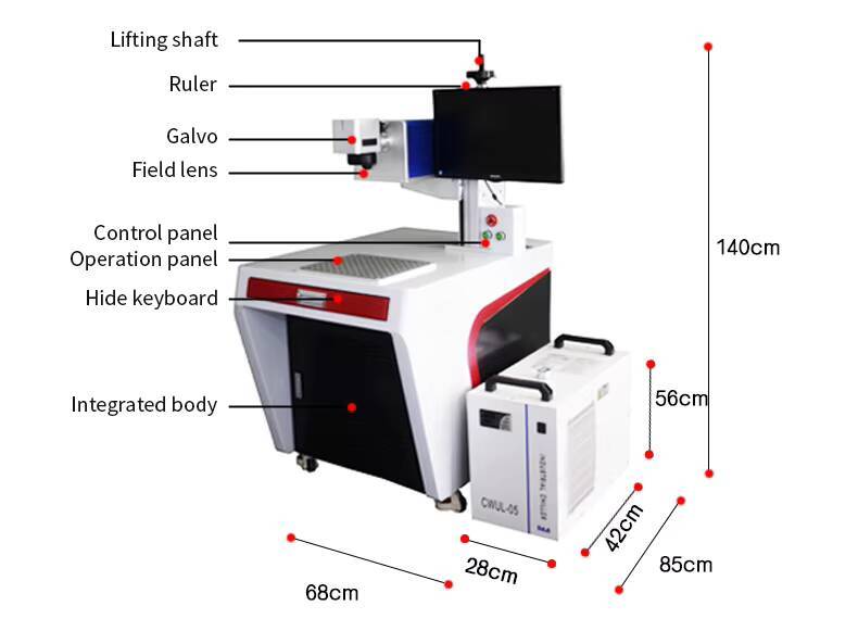 High Quality Fiber Marking Eng - Industrial Laser Engraving Machine For Metal recension och pris
