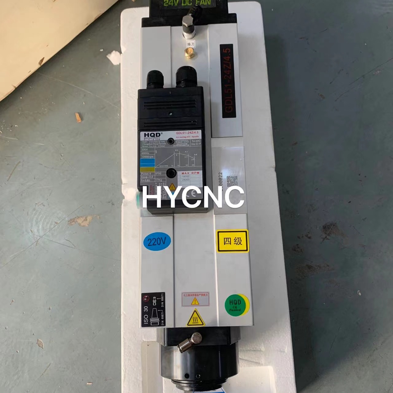 4.5 Kw Atc Spindle Iso30 Motor - Cnc Spindle Motor recension och pris