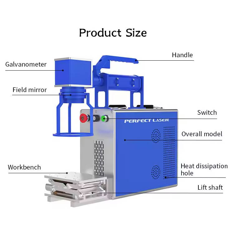 20W/30W/50W S4 Fiber Laser Mar - Industrial Laser Engraving Machine For Metal recension och pris