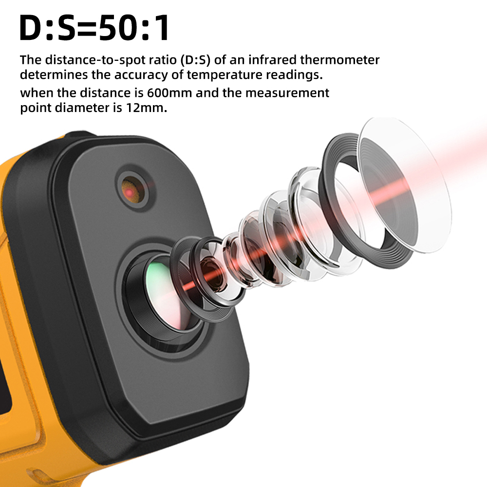 BSIDE -50~1400C Infrared Therm - Industrial Laser Temperature recension och pris