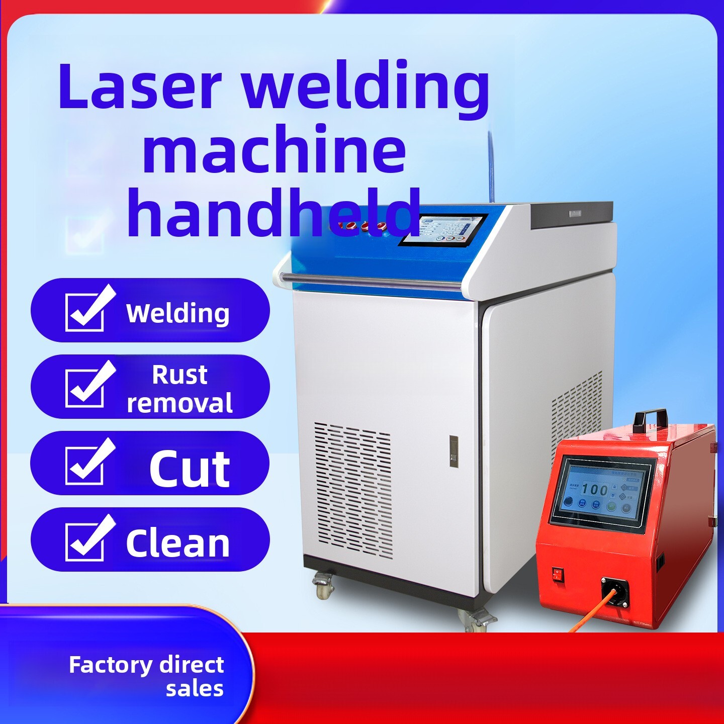 Handheld Industrial Fully Auto - Industrial Laser Welding Machine Hand Held recension och pris