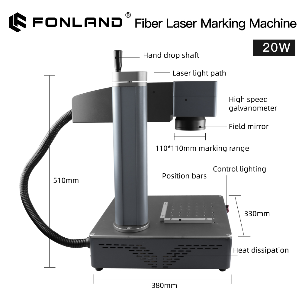 Fonland S4 Metal Fiber Laser M - Industrial Laser Engraving Machine For Metal recension och pris