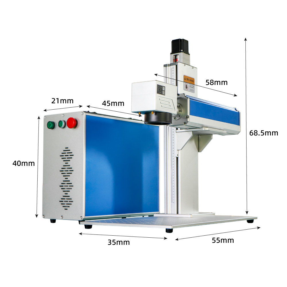 MAX 2.5D Relief Deep Engraving - Industrial Laser Engraving Machine For Metal recension och pris