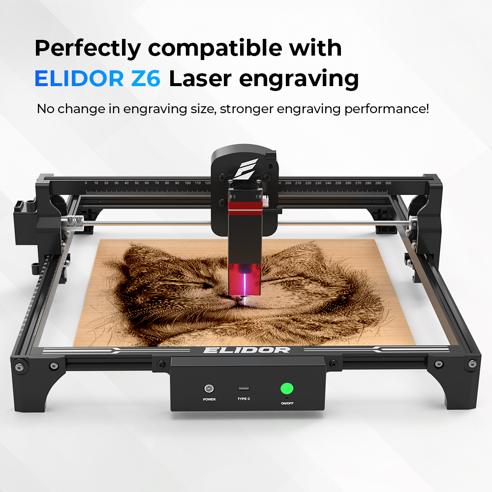 ELIDOR Z6 6W/12W Laser Module  - Industrial Laser Engraving Machine recension och pris