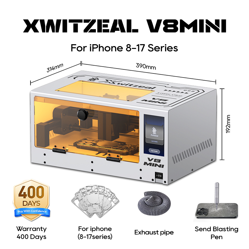 Xwitzeal® V8 MINI Laser Glue R - Industrial Laser Removal recension och pris