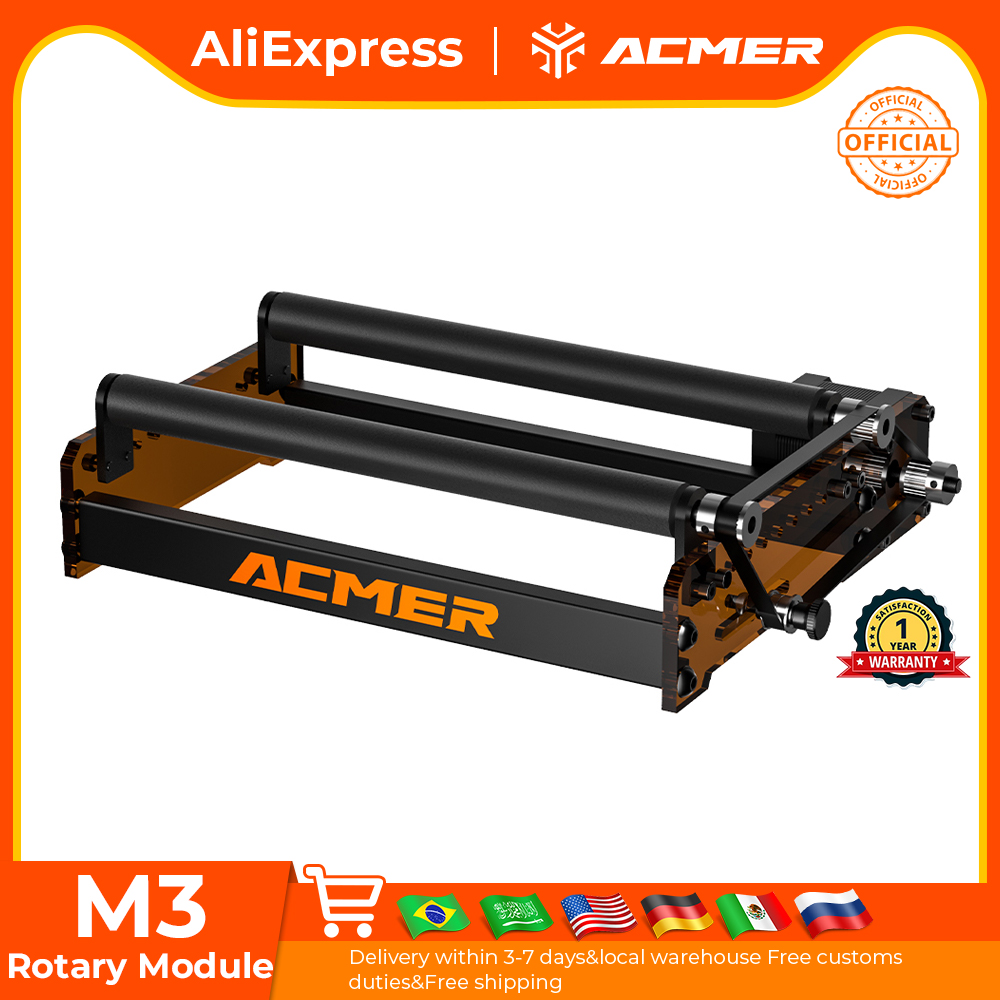 ACMER M3 Laser Rotary Roller 3 - Industrial Laser Engraving Machine recension och pris