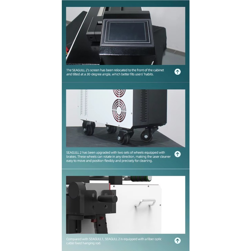 Portable Pulse Fiber 300W Lase - Industrial Laser Cleaning Equipment recension och pris