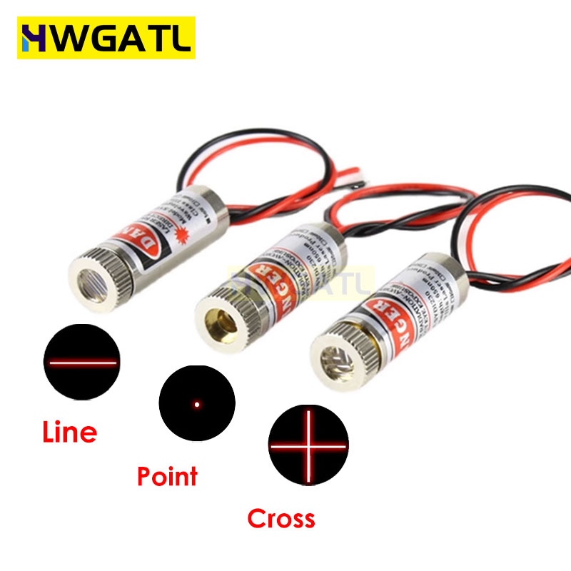 650nm 5mW Red Point / Line / C - Laser Focus Lens recension och pris
