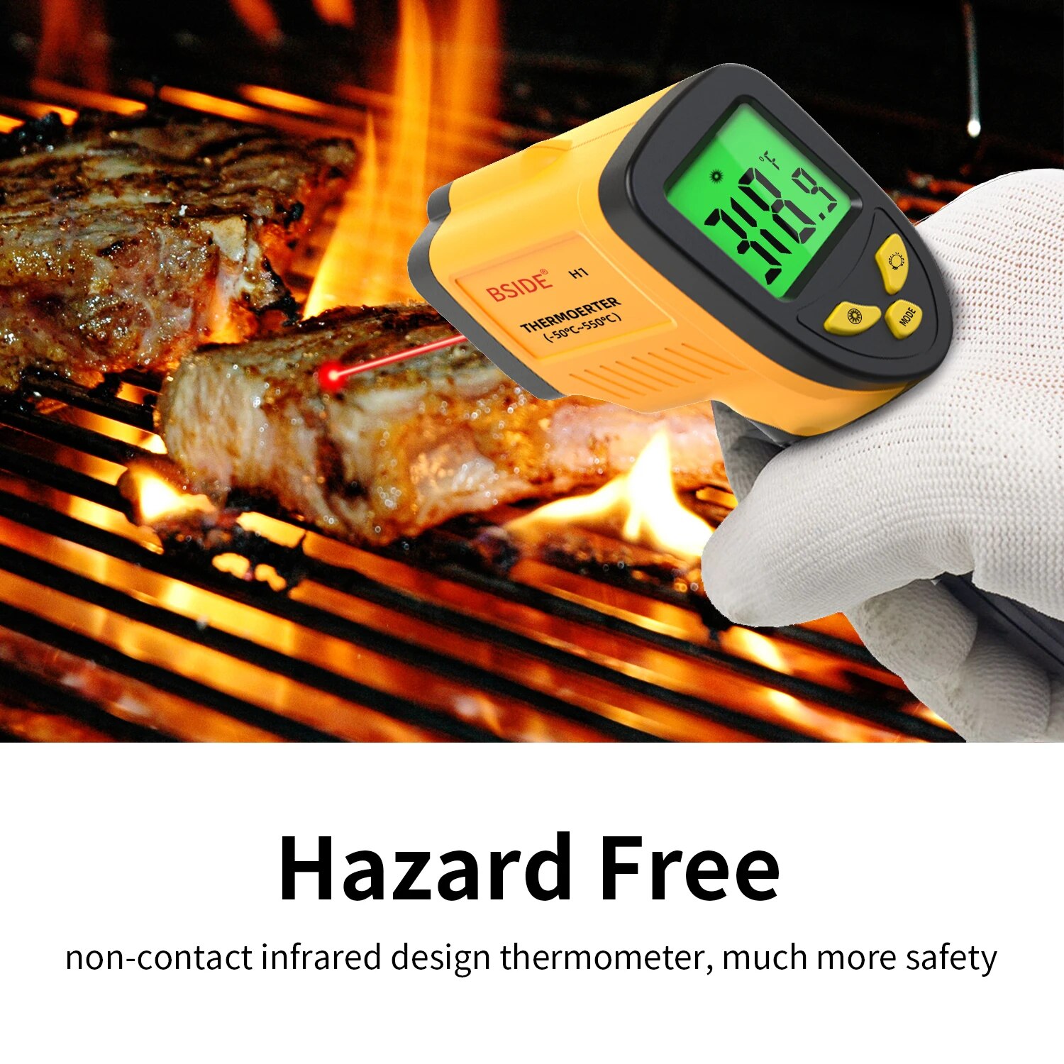 Digital Infrared Thermometer - - Industrial Laser Temperature recension och pris