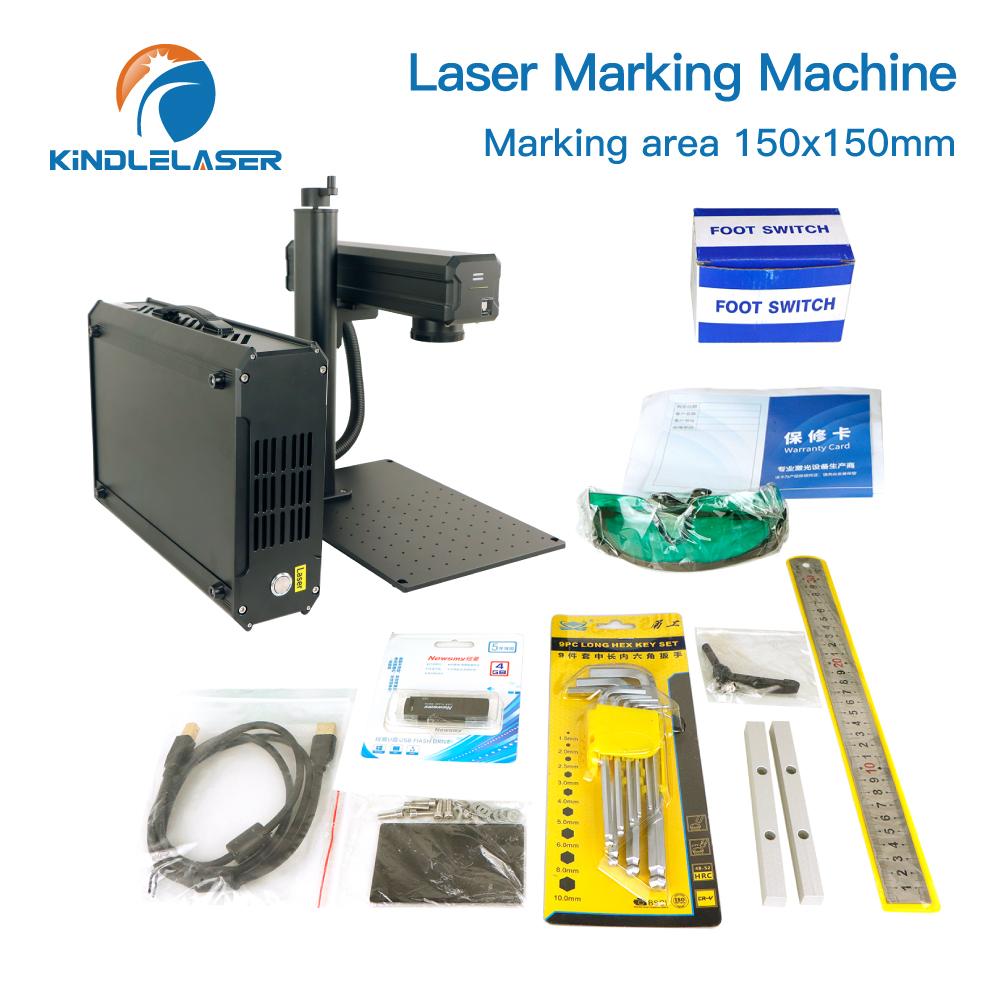 Kindlelaser S5 20W 30W Fiber L - Industrial Laser Engraving Machine For Metal recension och pris