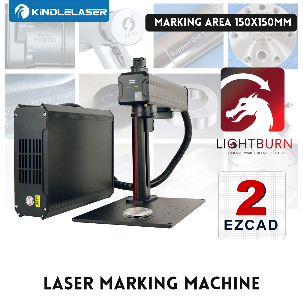 Kindlelaser S5 20W 30W Fiber L - Industrial Laser Engraving Machine For Metal recension och pris