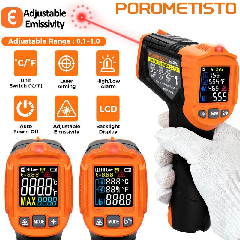 -50~380C Infrared Thermometer  - Industrial Laser Temperature recension och pris