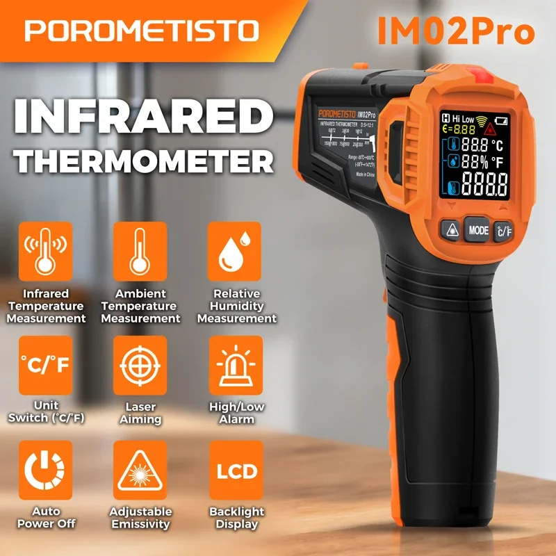 -50~380C Infrared Thermometer  - Industrial Laser Temperature recension och pris