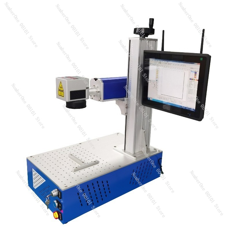 Desktop Fiber Laser Marking Ma - Industrial Laser Engraving Machine For Metal recension och pris
