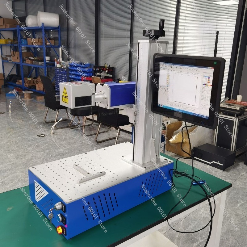 Desktop Fiber Laser Marking Ma - Industrial Laser Engraving Machine For Metal recension och pris