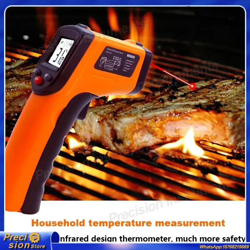 Infrared Thermometer Gun Non C - Industrial Laser Temperature recension och pris