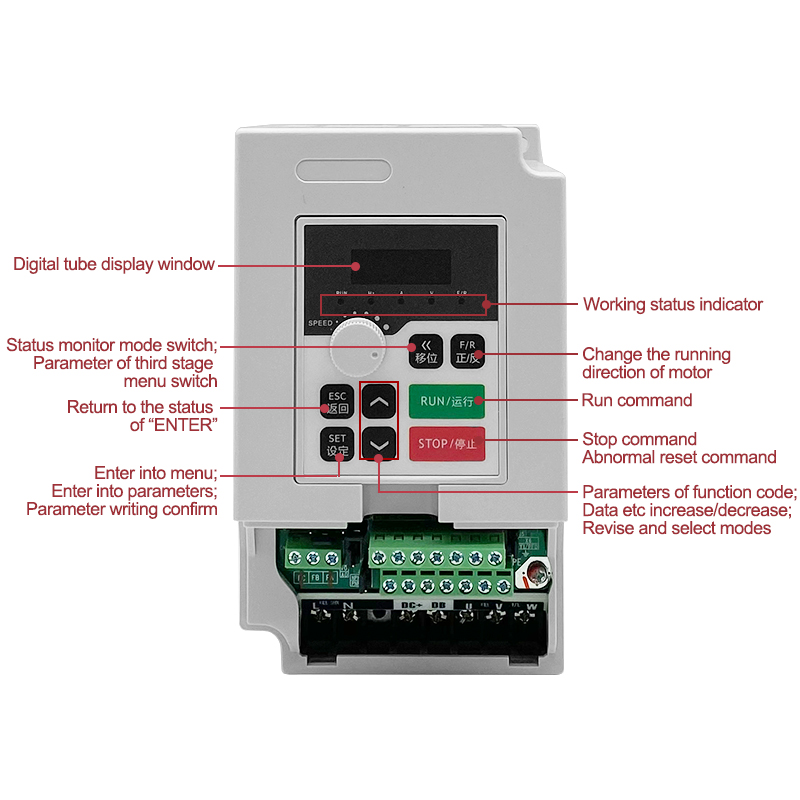 1.5kw 110v/220v/380vac Inverte - Cnc Spindle Motor recension och pris